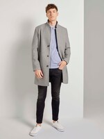 Schlichte Sweatjacke - Männer - Light Stone Grey Melange Schlichte Sweatjacke - Männer - Light Stone Grey Melange - 3 - TOM TAILOR Denim