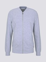 Schlichte Sweatjacke - Männer - Light Stone Grey Melange Schlichte Sweatjacke - Männer - Light Stone Grey Melange - 7 - TOM TAILOR Denim