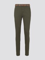 Chino Hose mit Gürtel - Männer - Woodland Green Chino Hose mit Gürtel - Männer - Woodland Green - 7 - TOM TAILOR Denim