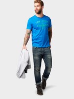 T-Shirt mit Logo-Print - Männer - Simply Blue T-Shirt mit Logo-Print - Männer - Simply Blue - 3 - TOM TAILOR