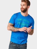 T-Shirt mit Logo-Print - Männer - Simply Blue T-Shirt mit Logo-Print - Männer - Simply Blue - 5 - TOM TAILOR