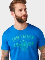 T-Shirt mit Logo-Print - Männer - Simply Blue T-Shirt mit Logo-Print - Männer - Simply Blue - 9 - TOM TAILOR