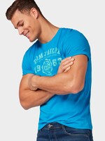 T-Shirt mit Logo-Print - Männer - brilliant middle blue T-Shirt mit Logo-Print - Männer - brilliant middle blue - 5 - TOM TAILOR