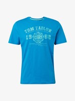 T-Shirt mit Logo-Print - Männer - brilliant middle blue T-Shirt mit Logo-Print - Männer - brilliant middle blue - 7 - TOM TAILOR