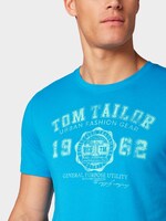 T-Shirt mit Logo-Print - Männer - brilliant middle blue T-Shirt mit Logo-Print - Männer - brilliant middle blue - 9 - TOM TAILOR