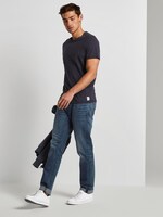 Gemustertes T-Shirt - Männer - navy grey minimal print Gemustertes T-Shirt - Männer - navy grey minimal print - 3 - TOM TAILOR