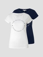 T-Shirt im Doppelpack - Frauen - Real Navy Blue T-Shirt im Doppelpack - Frauen - Real Navy Blue - 7 - TOM TAILOR Denim