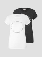 T-Shirt im Doppelpack - Frauen - Shale Grey Melange T-Shirt im Doppelpack - Frauen - Shale Grey Melange - 7 - TOM TAILOR Denim