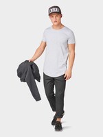 T-Shirt mit Logo-Stickerei - Männer - Light Stone Grey Melange T-Shirt mit Logo-Stickerei - Männer - Light Stone Grey Melange - 3 - TOM TAILOR Denim