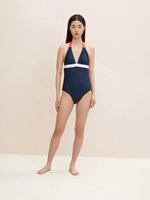Triangel-Badeanzug - Frauen - dress blue Triangel-Badeanzug - Frauen - dress blue - 1 - TOM TAILOR