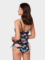 Badeanzug mit Blumenmuster - Frauen - black Badeanzug mit Blumenmuster - Frauen - black - 2 - TOM TAILOR