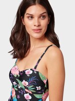 Badeanzug mit Blumenmuster - Frauen - black Badeanzug mit Blumenmuster - Frauen - black - 9 - TOM TAILOR