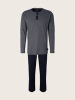 Pyjama mit gestreiftem Oberteil - Männer - blue-dark-horizontal strip Pyjama mit gestreiftem Oberteil - Männer - blue-dark-horizontal strip - 7 - TOM TAILOR