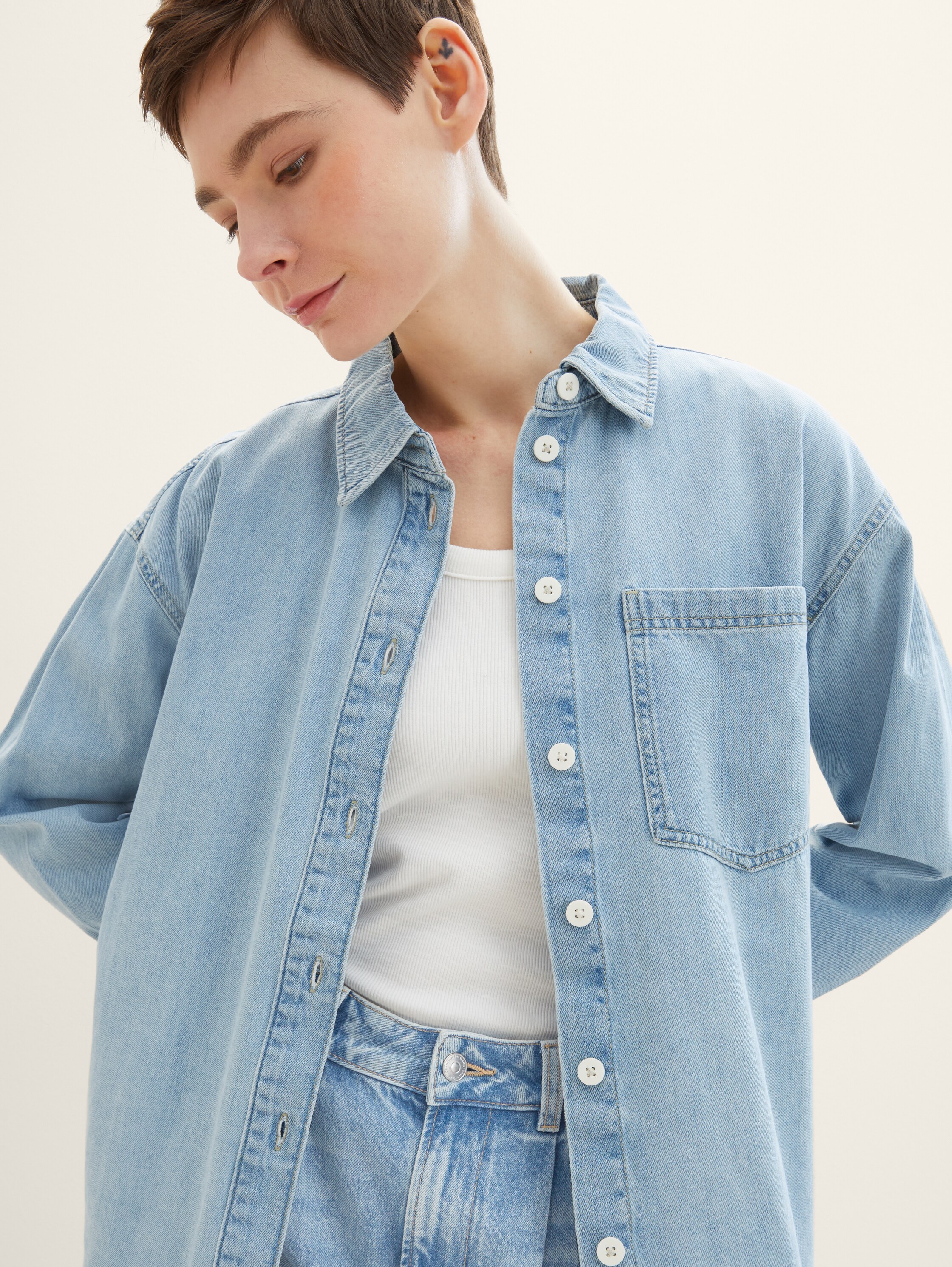 Tom tailor denim jeanshemd Clearance