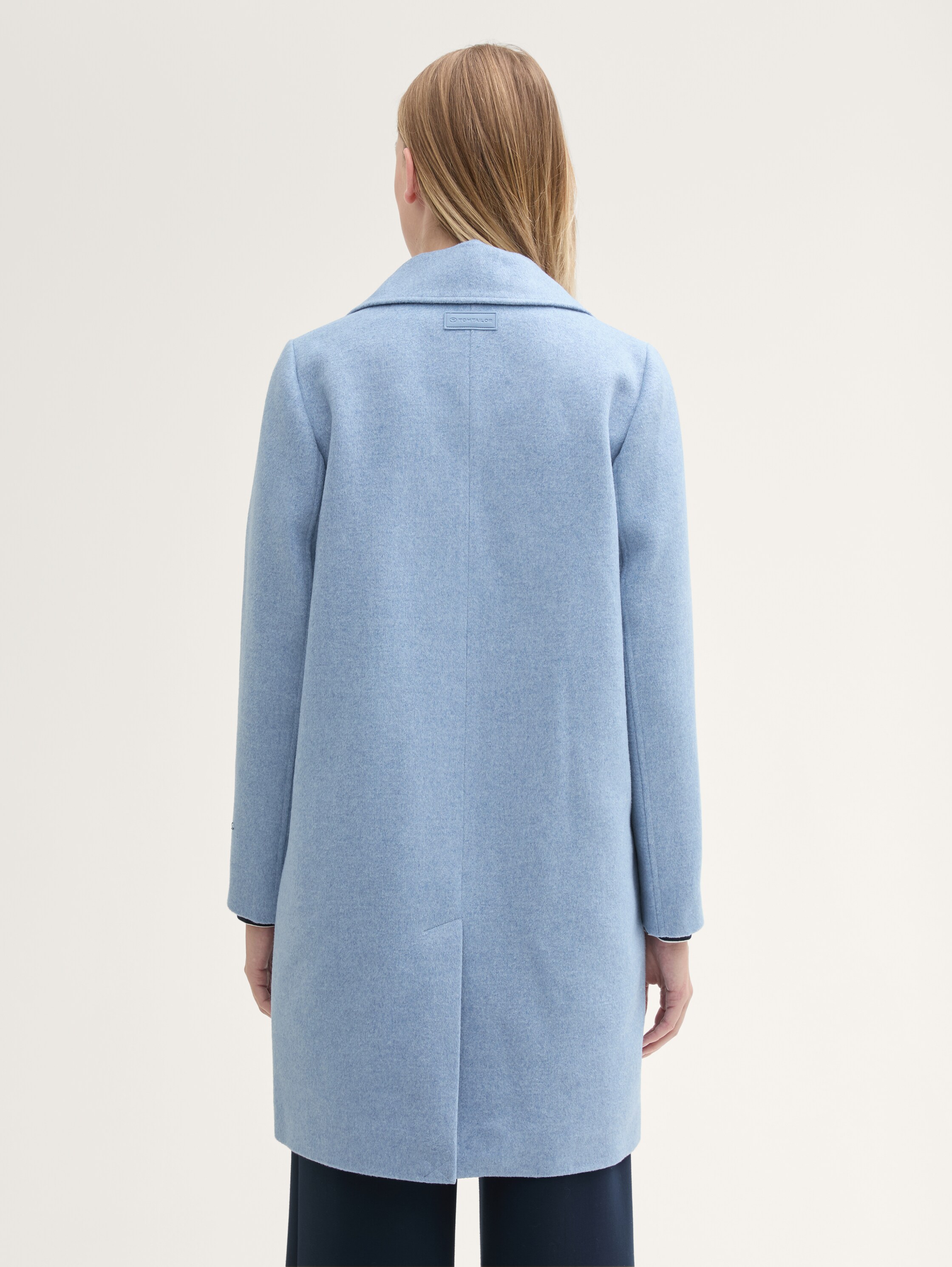 Pimkie tailored coat in pale blue hotsell