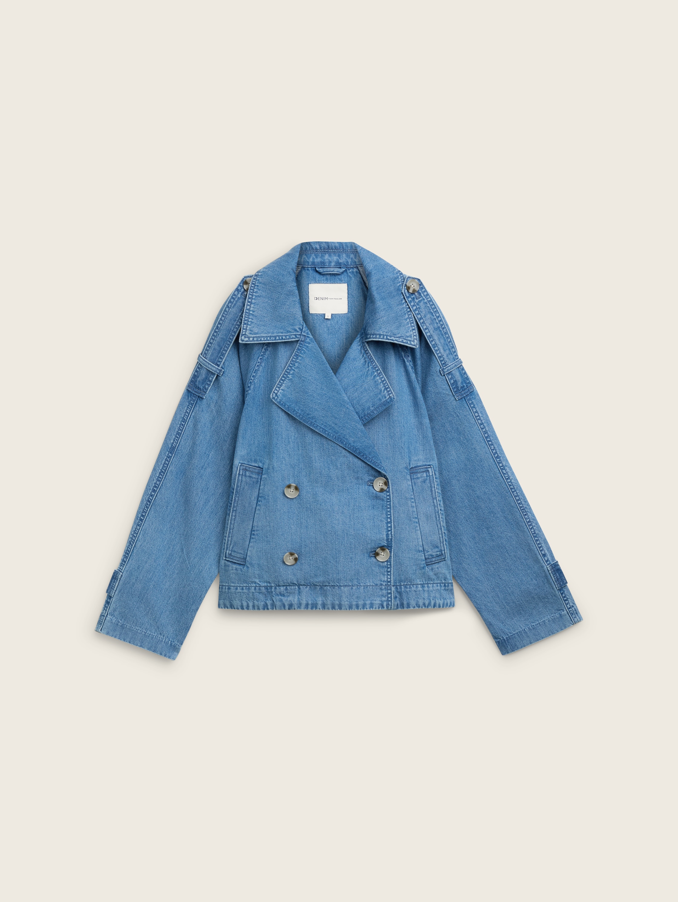 Pull and bear fashion oversized denim jacket