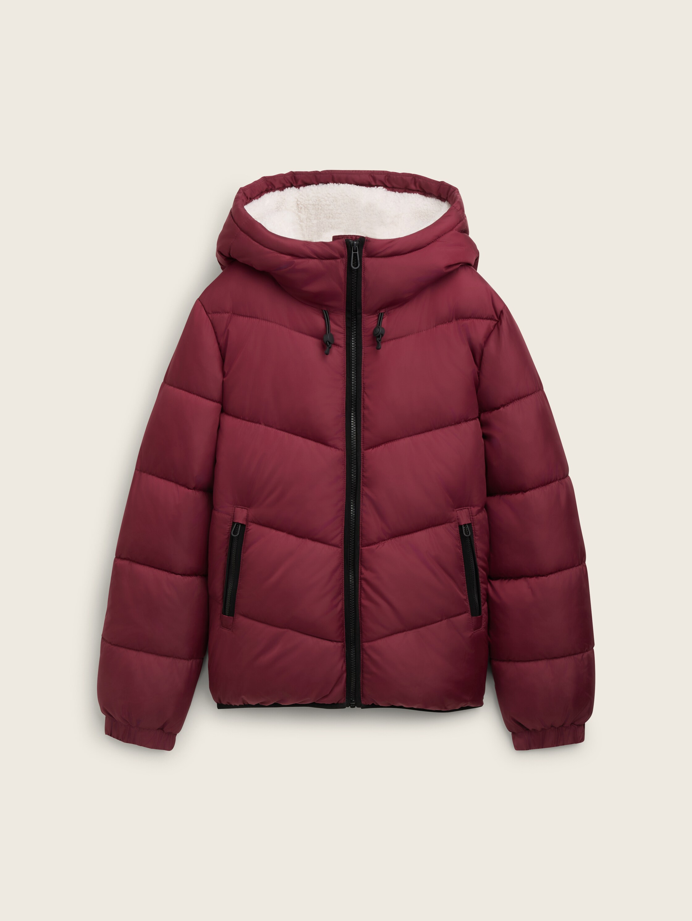 Hooded puffer jacket by Tom Tailor