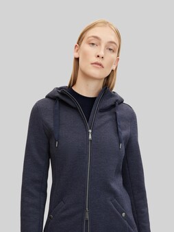 Sweat-shirt à Col Montant TOM TAILOR Pour Femme - Coupe Décontractée - Coton Durable BCI