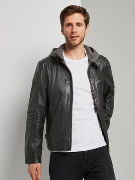 tom tailor fake leather jacket