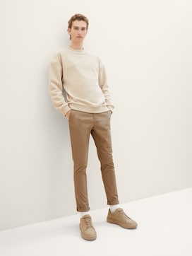 Chino trousers with belt - 3 - TOM TAILOR Denim