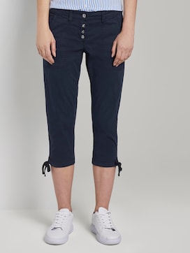 Geknöpfte Tapered Relaxed Hose - 1 - TOM TAILOR