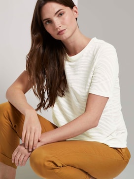 T-Shirt im blassem Zebra-Muster T-Shirt im blassem Zebra-Muster - 5 - Tom Tailor E-Shop Kollektion