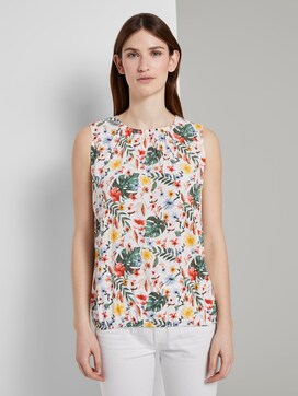 blouse with elastic waistband