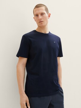 Basic T-shirt in drie pak - 5 - TOM TAILOR