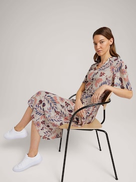 Wrap dress with a floral print - 5 - TOM TAILOR