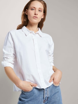 Shirt blouse made of cotton - 5 - TOM TAILOR Denim