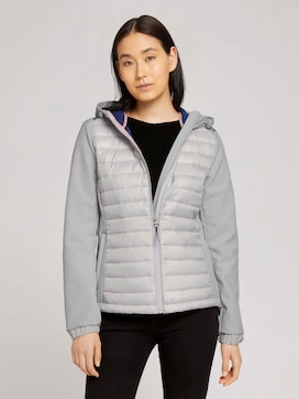 Softshell quilted jacket with a hood - 5 - TOM TAILOR