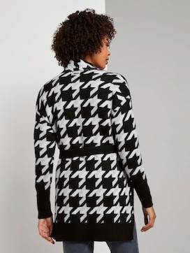 avec les filles houndstooth cardigan