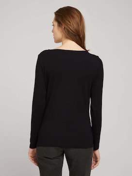 Long-sleeved shirt with ruffles - 2 - TOM TAILOR