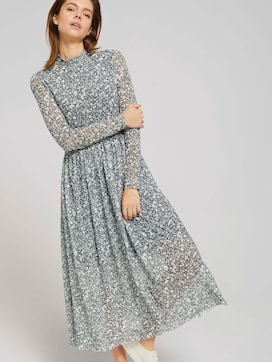 Midi dress with a floral pattern - 5 - TOM TAILOR Denim