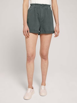 Relaxed Paperbag Shorts - 1 - TOM TAILOR Denim