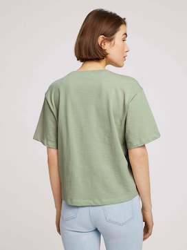 Cropped Basic T-Shirt - 2 - TOM TAILOR Denim