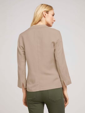 Linen blazer with pockets - 2 - TOM TAILOR