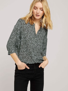 3/4-sleeved blouse with TENCEL(TM) - 5 - TOM TAILOR