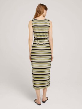 Textured striped sleeveless maxi dress - 2 - TOM TAILOR