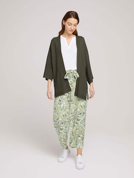 Patterned culotte trousers made of LenzingTM EcoVero TM - 3 - TOM TAILOR