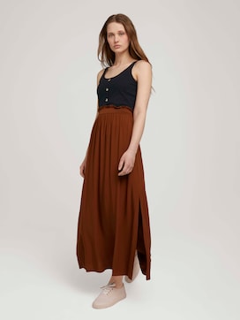Maxi skirt with a slit - 3 - TOM TAILOR Denim