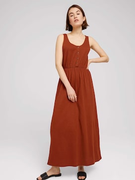 Sleeveless maxi dress with a button tab - 5 - TOM TAILOR Denim