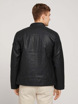 Faux leather biker jacket - 2 - TOM TAILOR