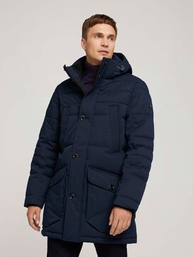 quilted parka with a hood - 5 - TOM TAILOR