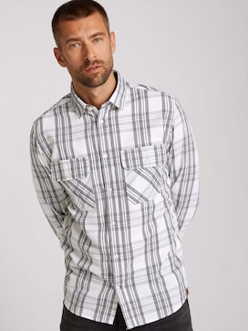 checked shirt made of organic cotton - 5 - TOM TAILOR
