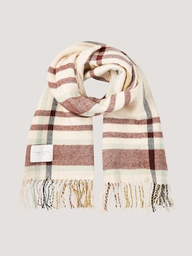 Checkered reversible scarf - 7 - TOM TAILOR