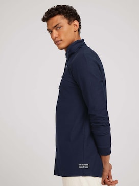 Long-sleeved top with a stand-up collar - 5 - TOM TAILOR Denim