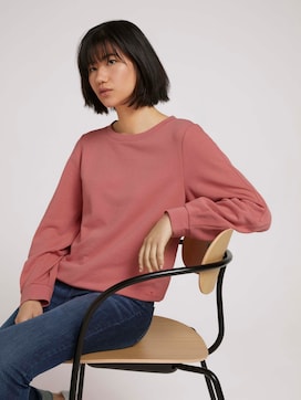 Basic sweatshirt with organic cotton - 5 - TOM TAILOR