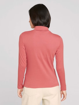 Turtleneck shirt with organic cotton - 2 - TOM TAILOR