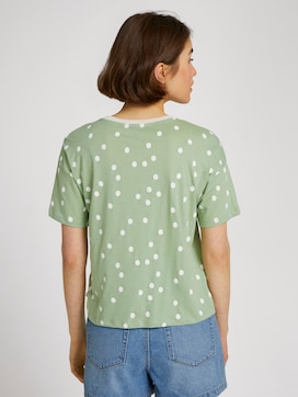 patterned cropped t-shirt - 2 - TOM TAILOR Denim